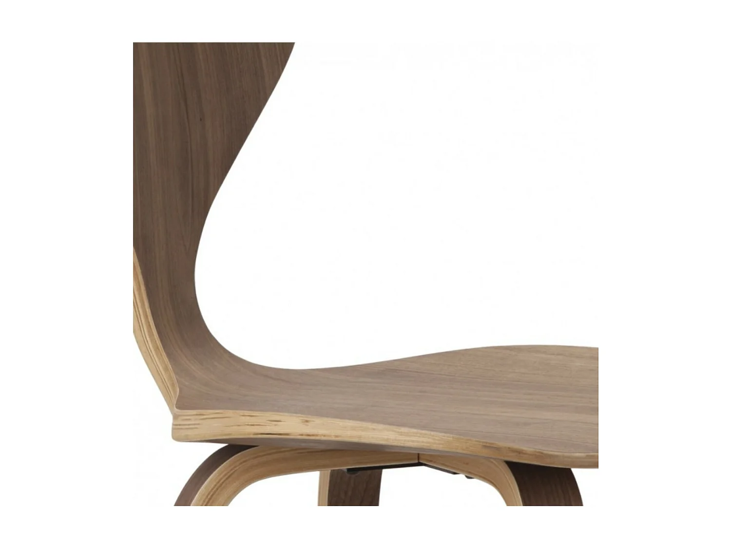 Tabouret de bar en bois noyer fait à la main Milener