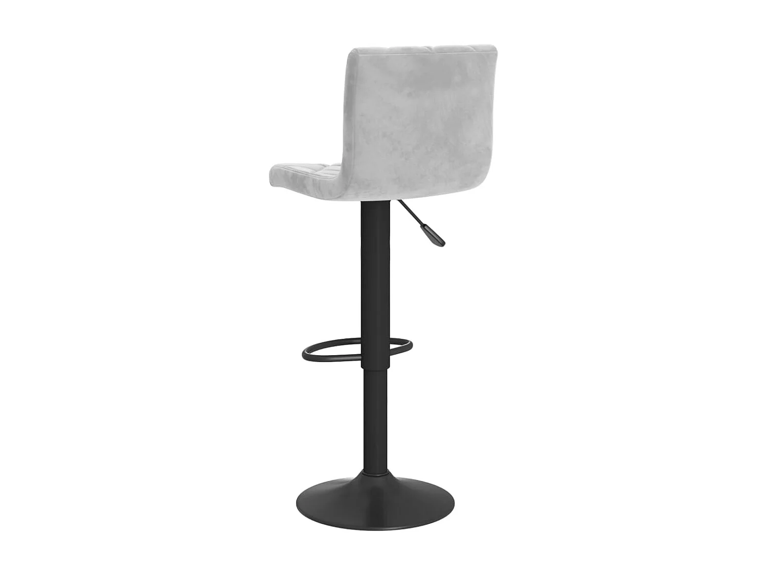 Tabourets de bar 2 pcs Gris clair Velours 9