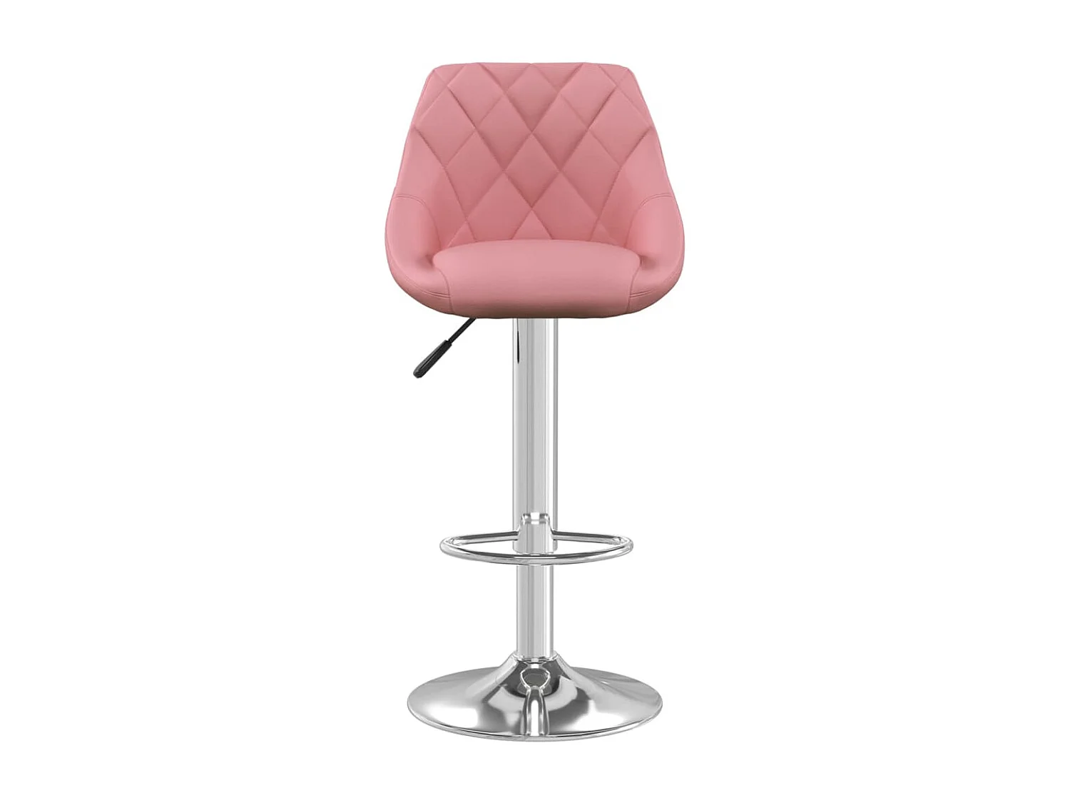 Tabourets de bar 2 pcs Rose Velours 8