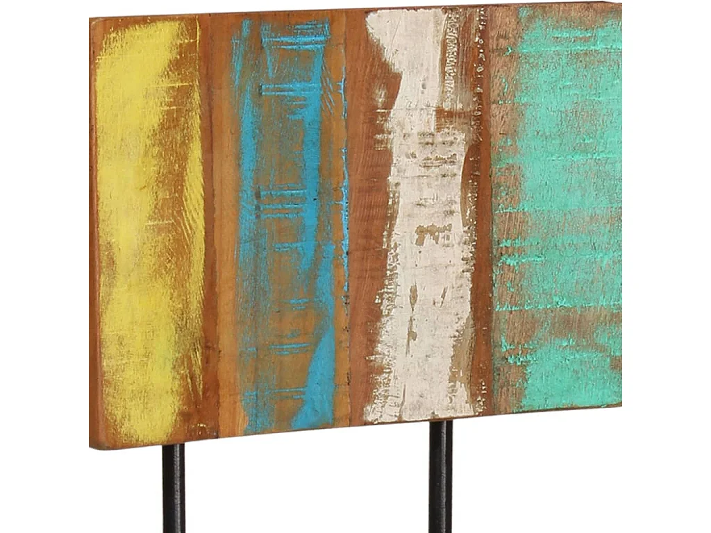 Tabourets de bar 2 pcs Bois de récupération massif