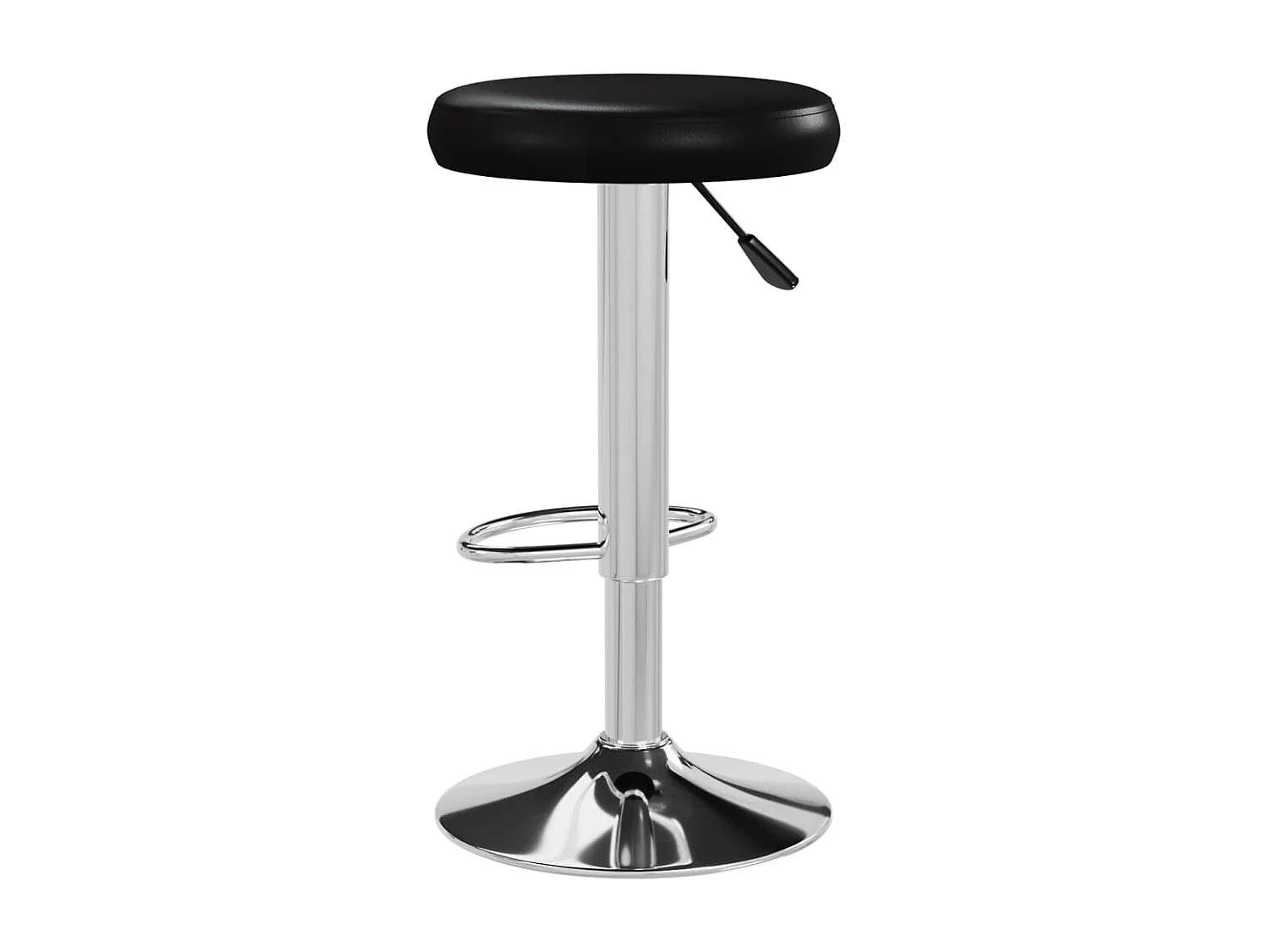 Tabourets de bar 2 pcs Noir Similicuir 14
