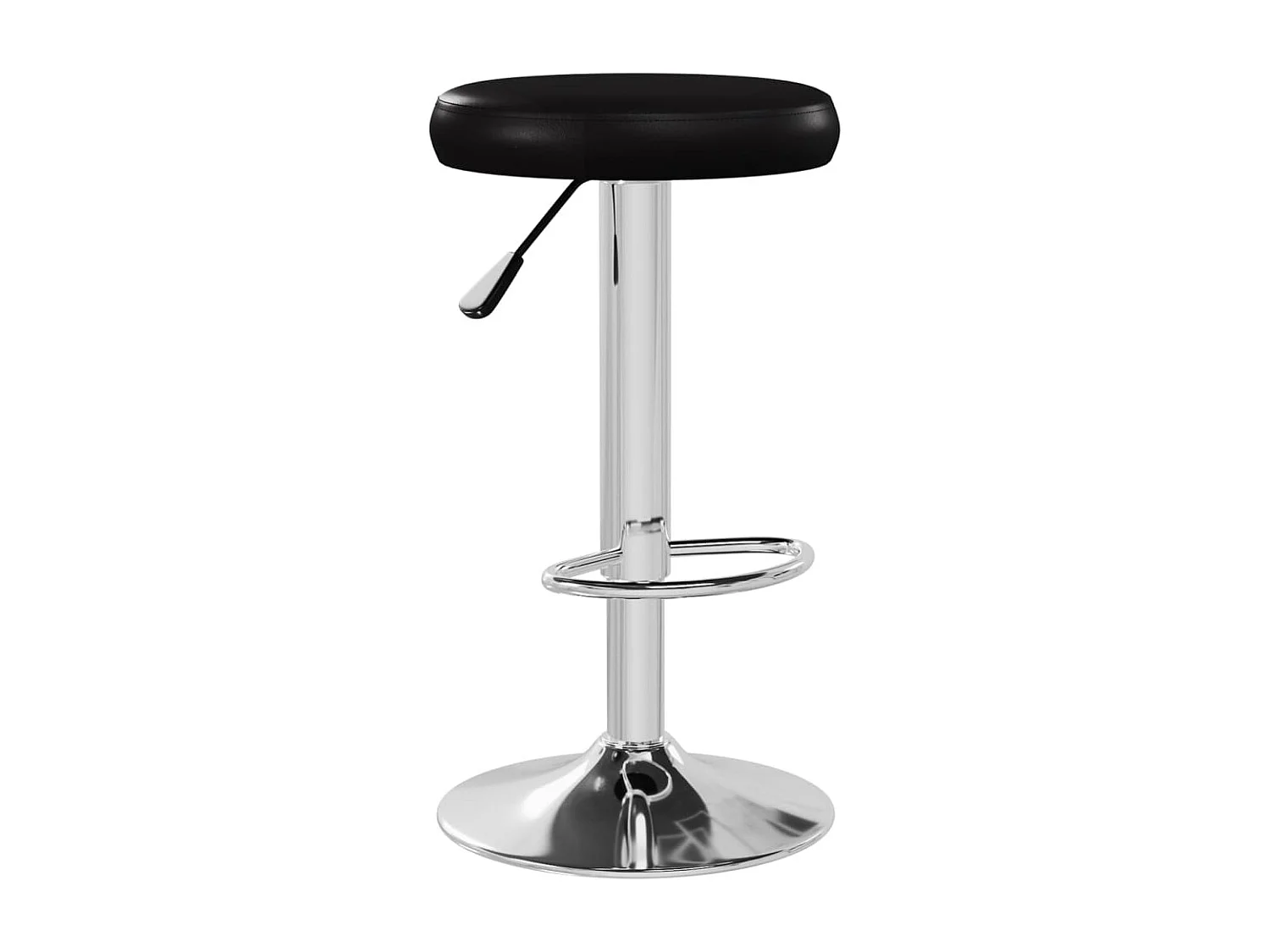 Tabourets de bar 2 pcs Noir Similicuir 14