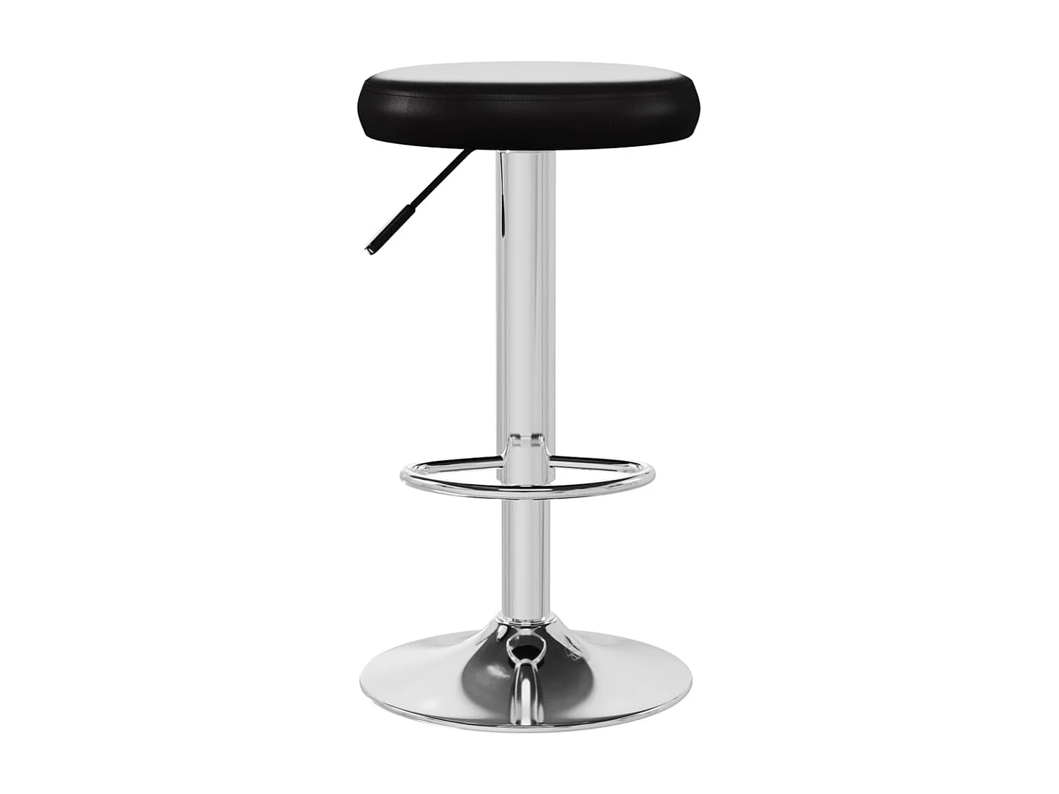 Tabourets de bar 2 pcs Noir Similicuir 14