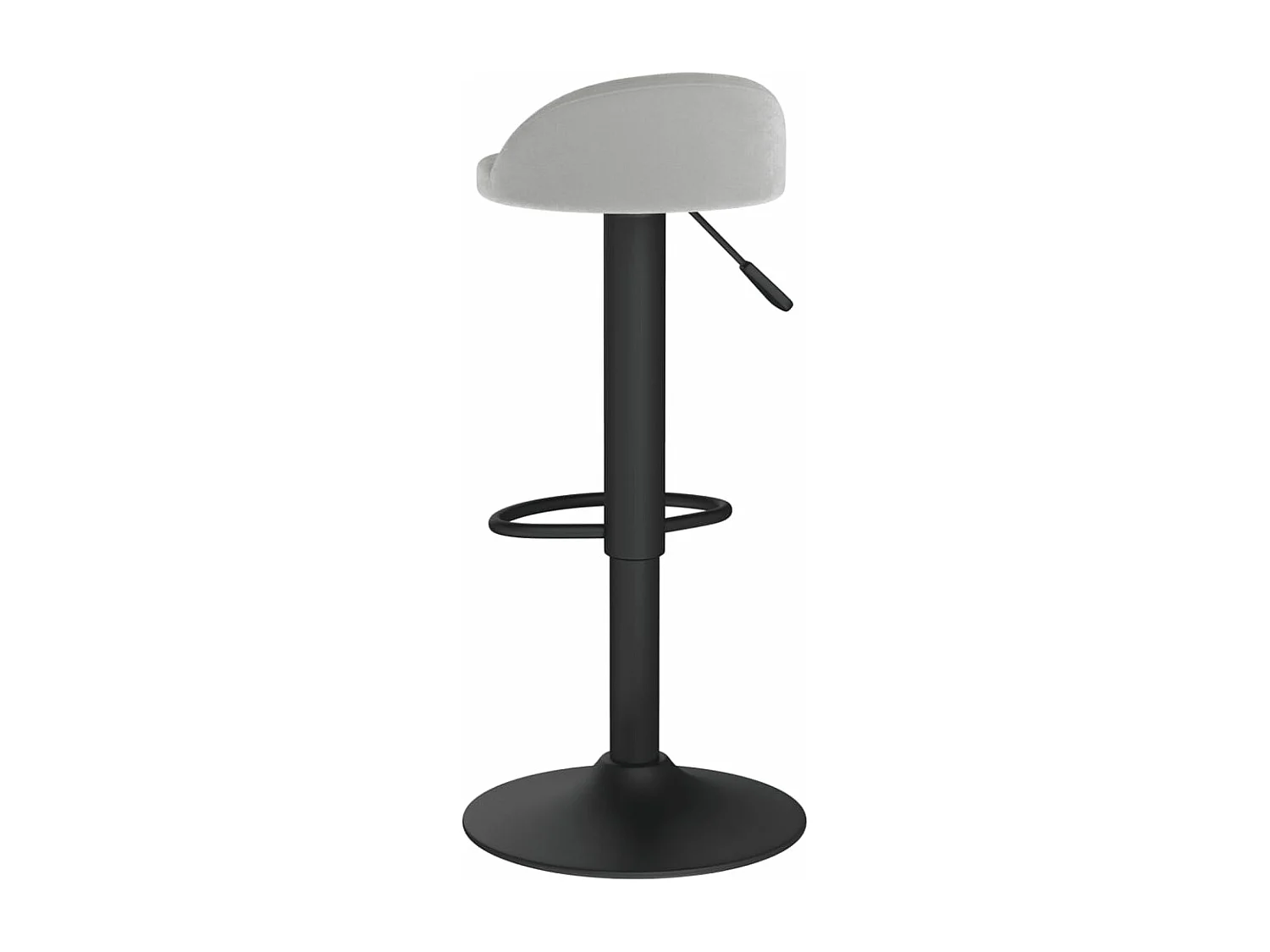 Tabouret de bar Gris clair Velours Ruza