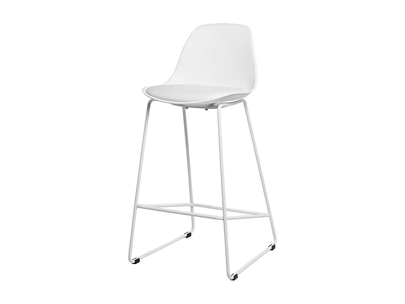 Tabouret moderne Dynamik 66cm-Couleur Blanc