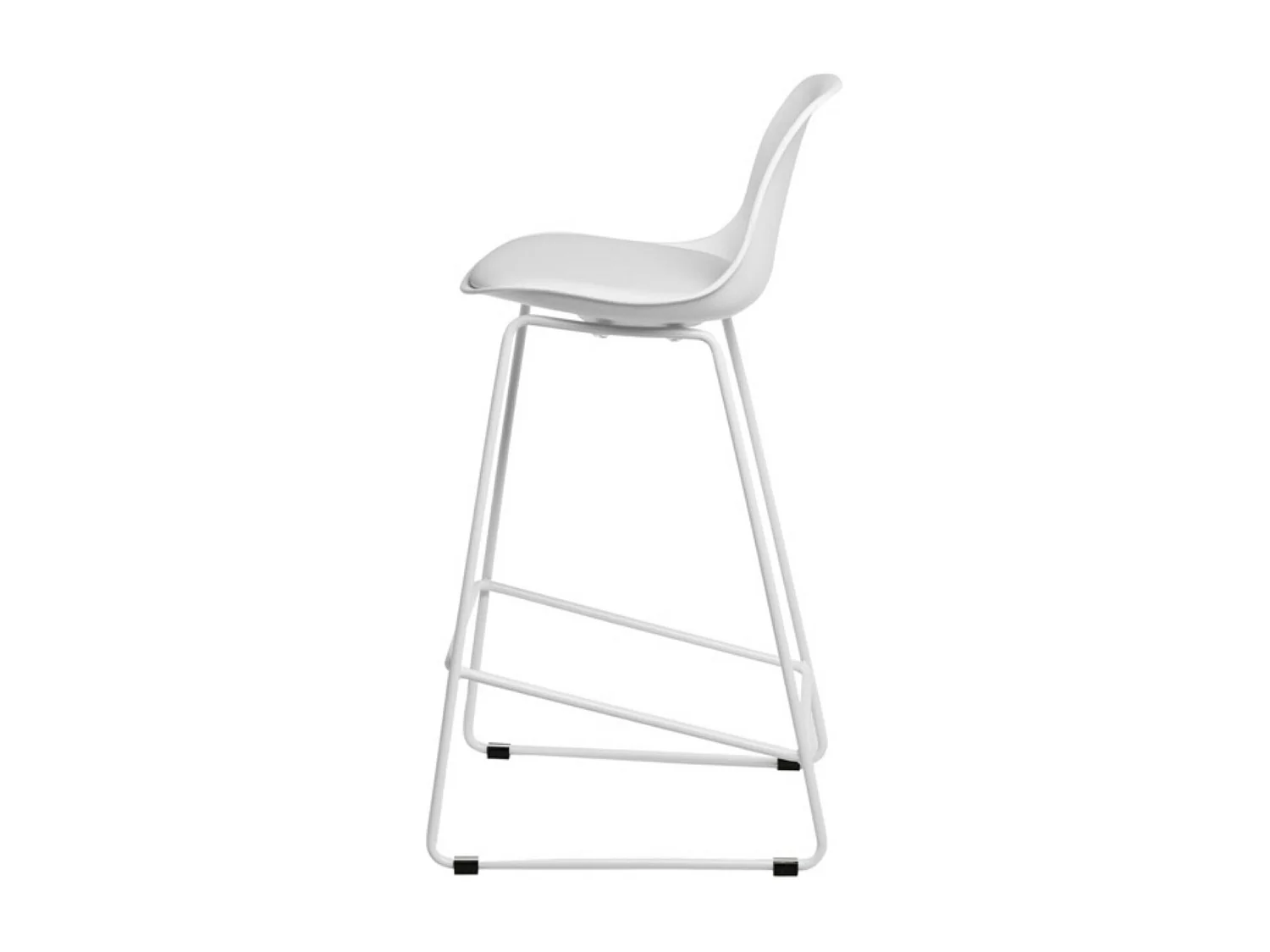 Tabouret moderne Dynamik 66cm-Couleur Blanc