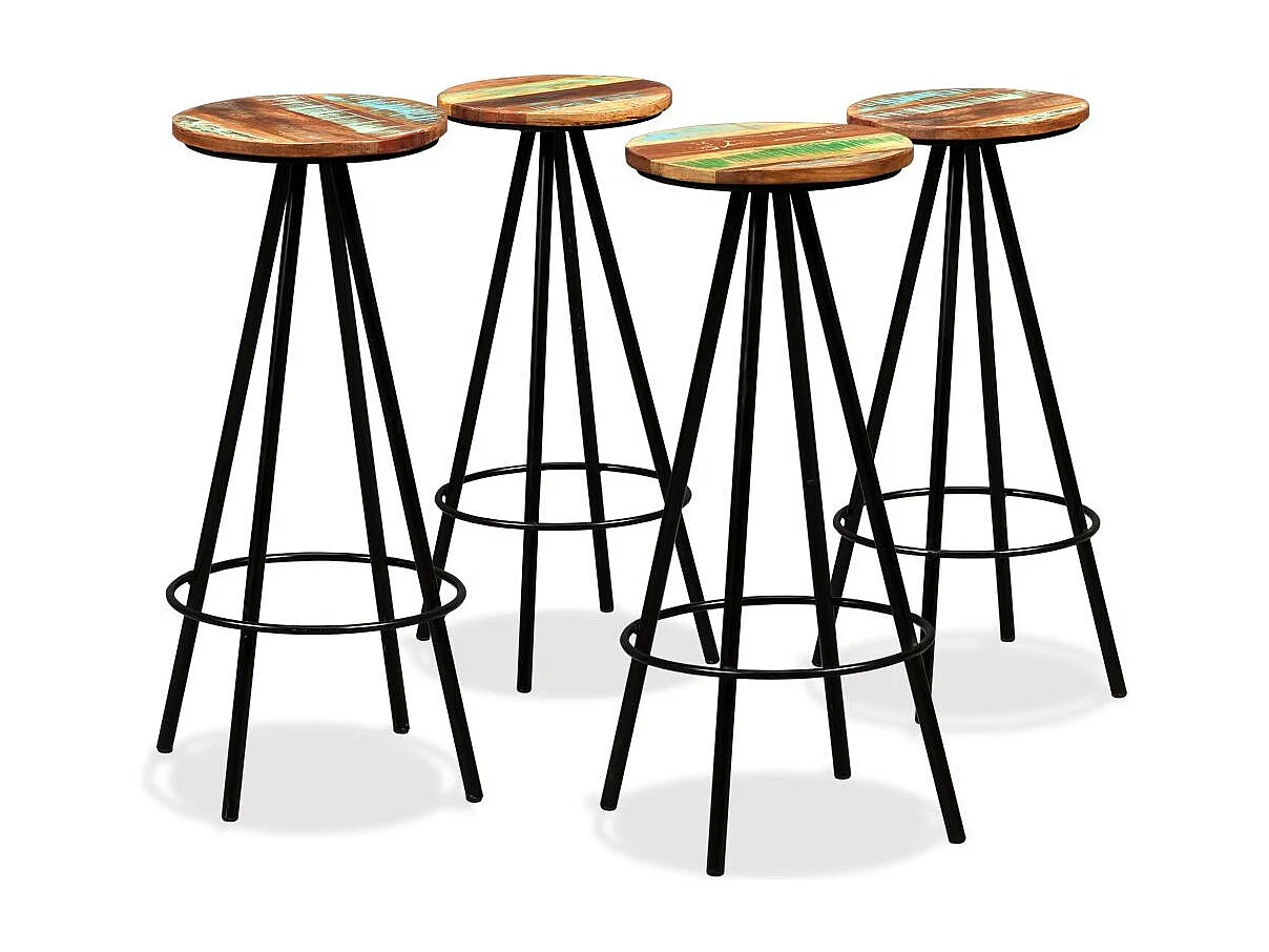 Tabouret de bar industriel Sirus - Lot de 4