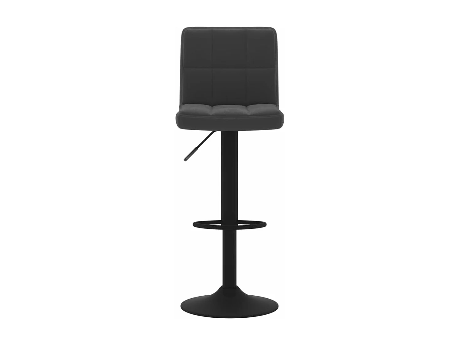 Tabourets de bar 2 pcs Noir Velours 7