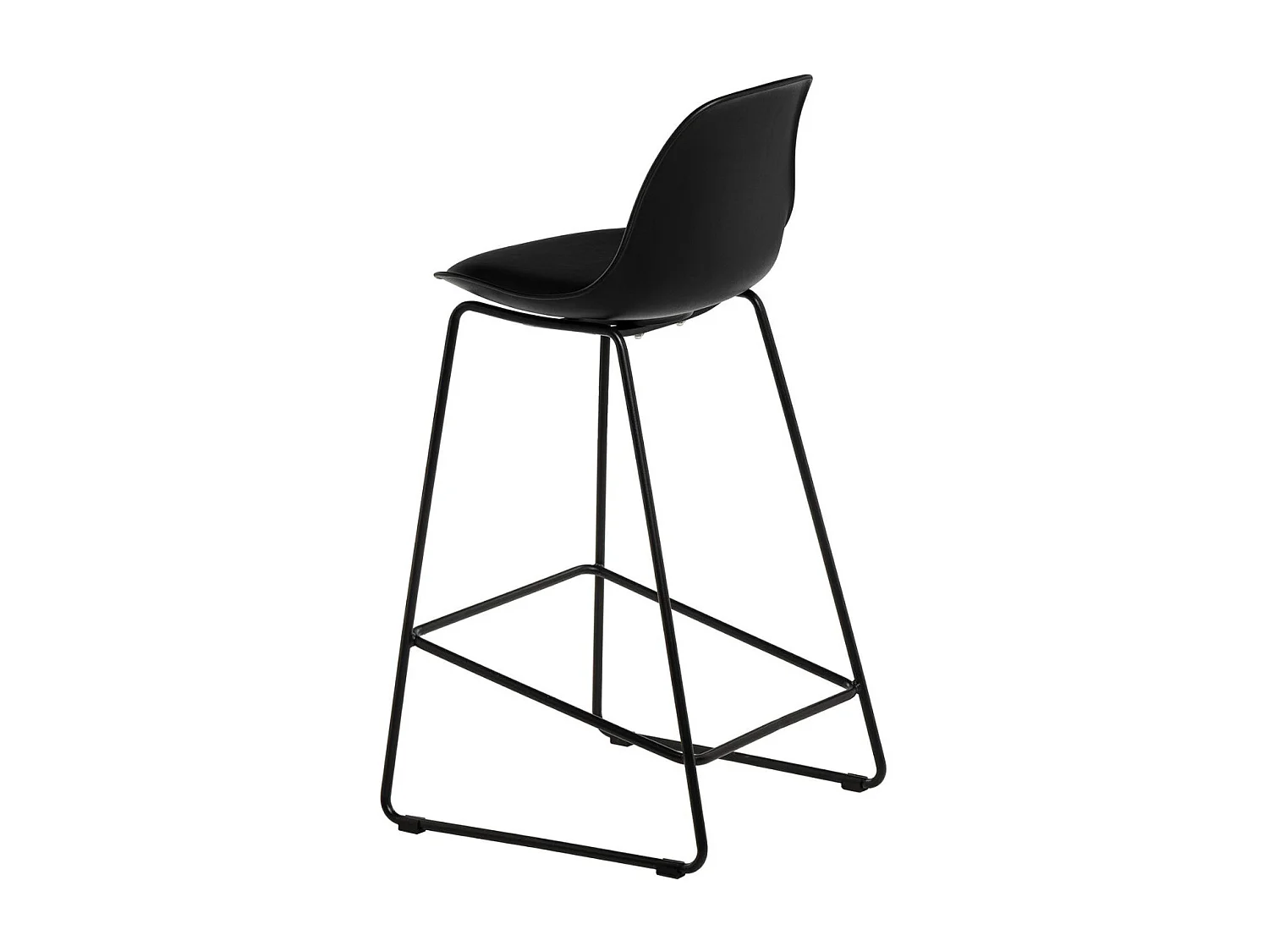 Tabouret moderne Dynamik 66cm-Couleur Noir