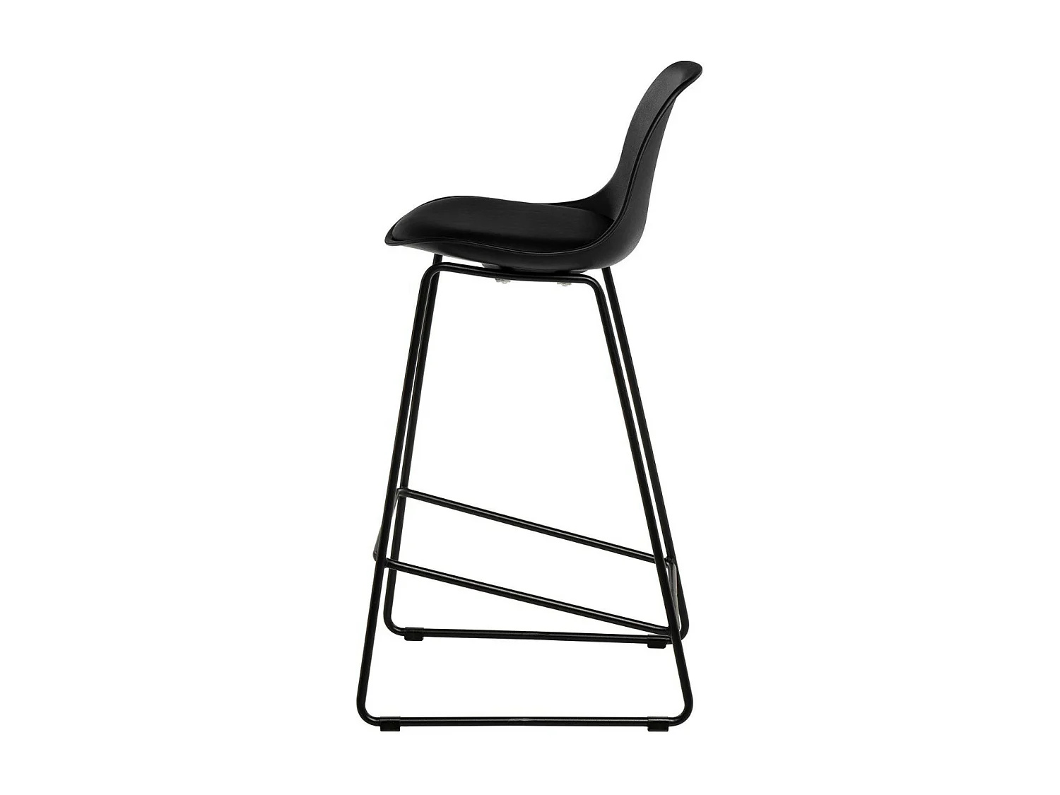 Tabouret moderne Dynamik 66cm-Couleur Noir