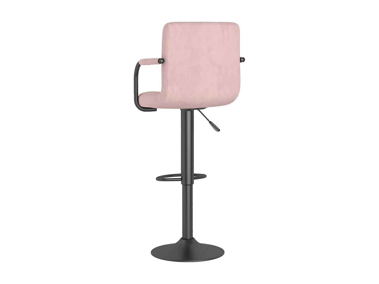 Tabourets de bar 2 pcs Rose Velours 7