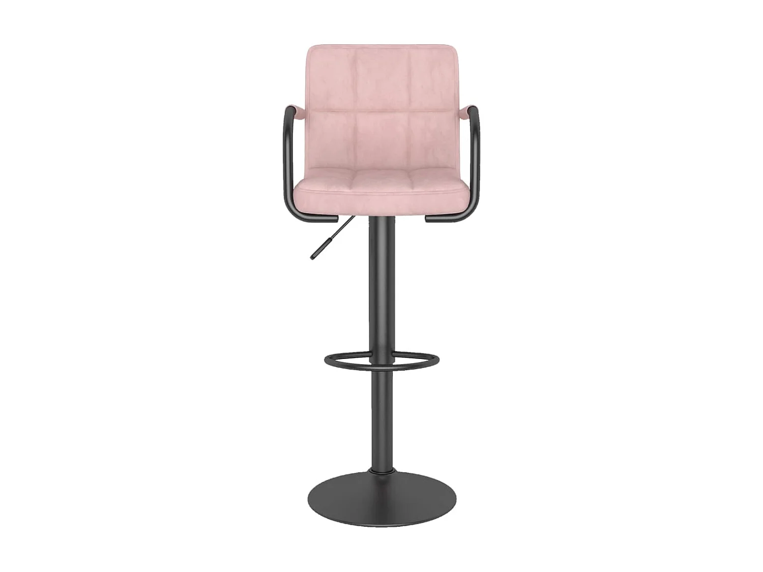 Tabourets de bar 2 pcs Rose Velours 7