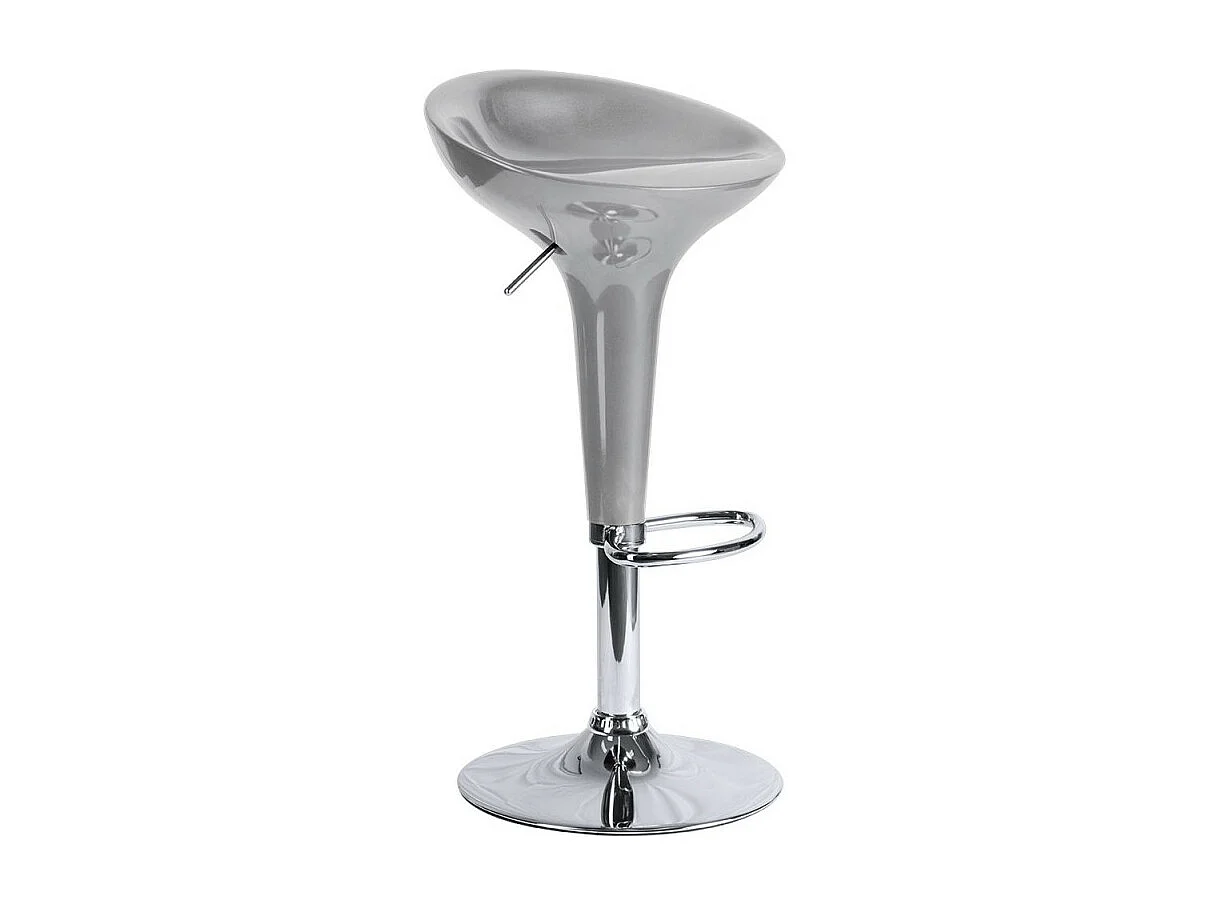 Taburete Vingo gris brillante - Juego de 2