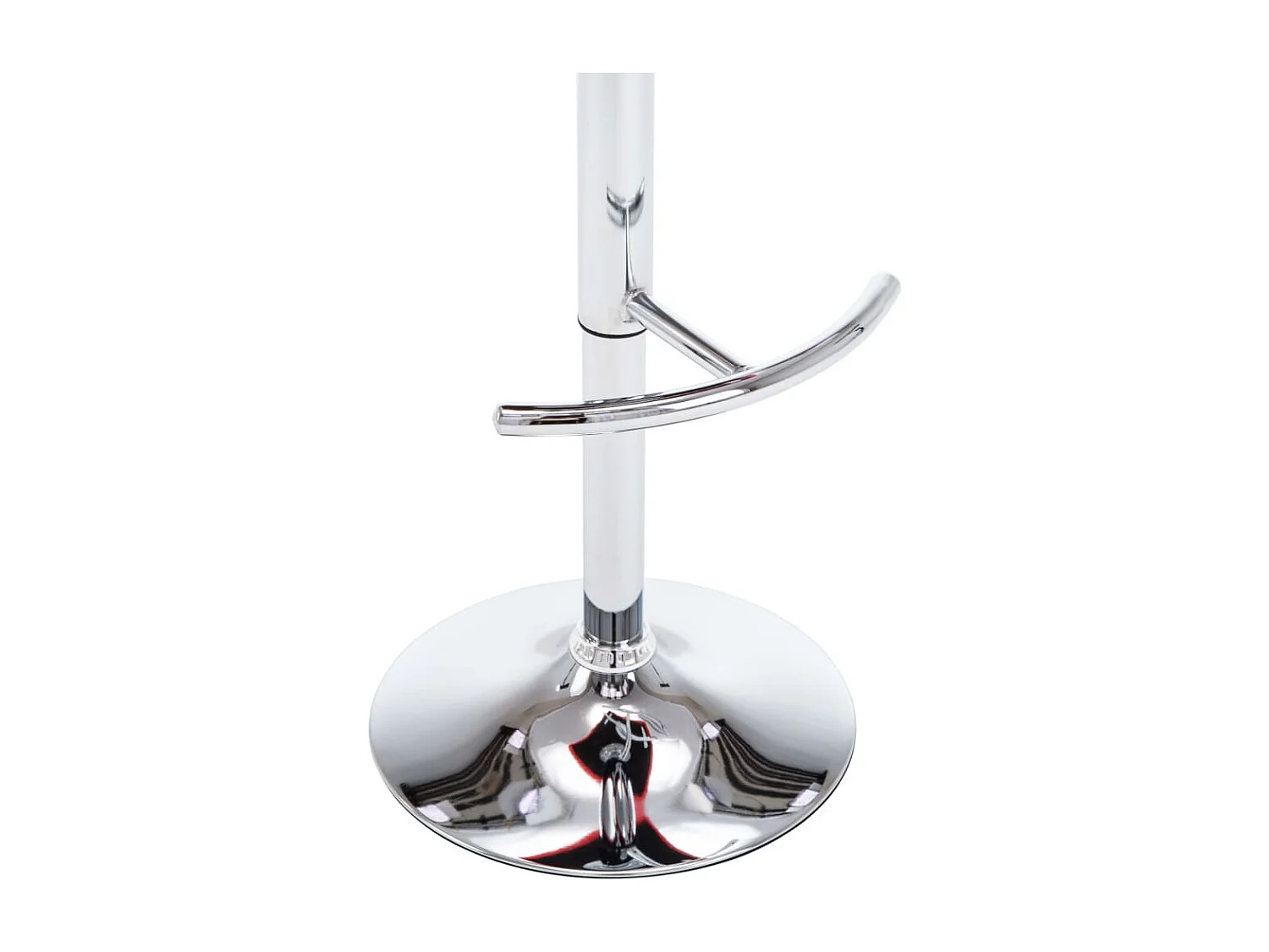 Tabourets de bar 2 pcs Crème Similicuir 17