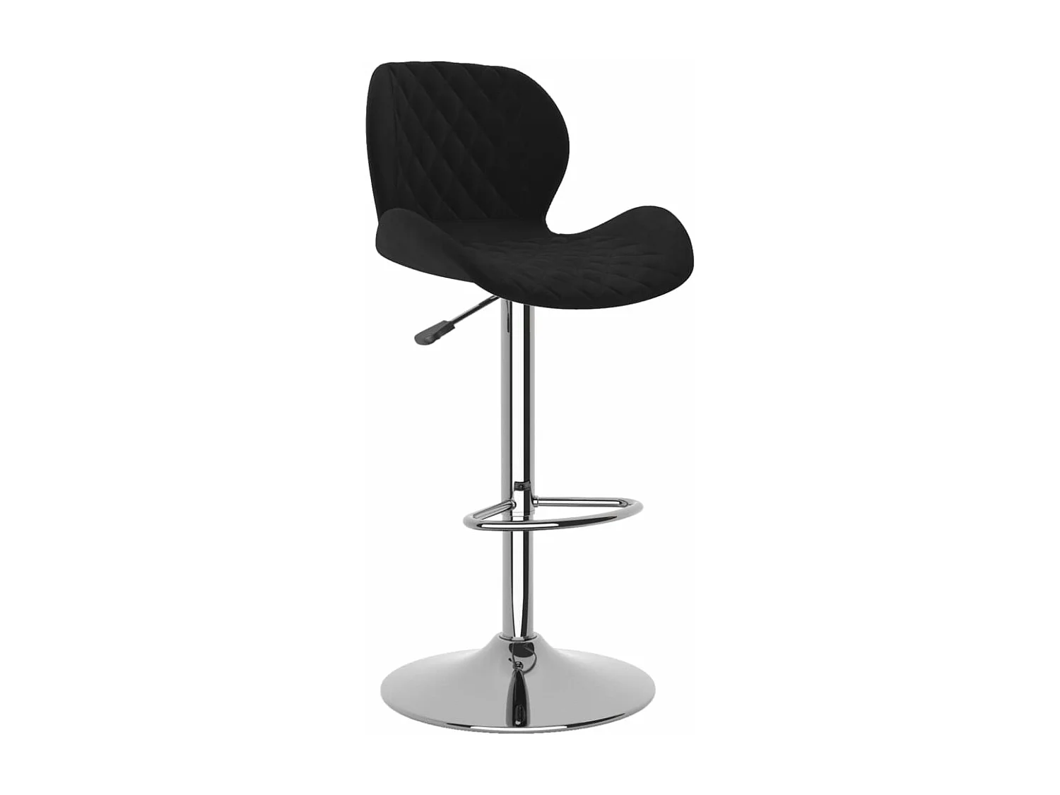 Tabourets de bar 2 pcs Noir Velours 13