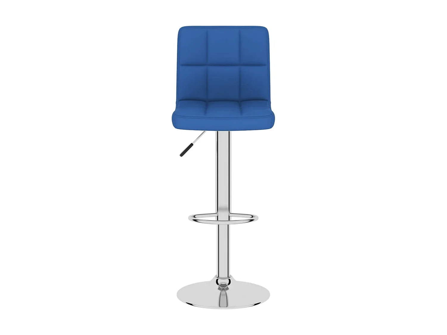 Tabourets de bar 2 pcs Bleu Tissu