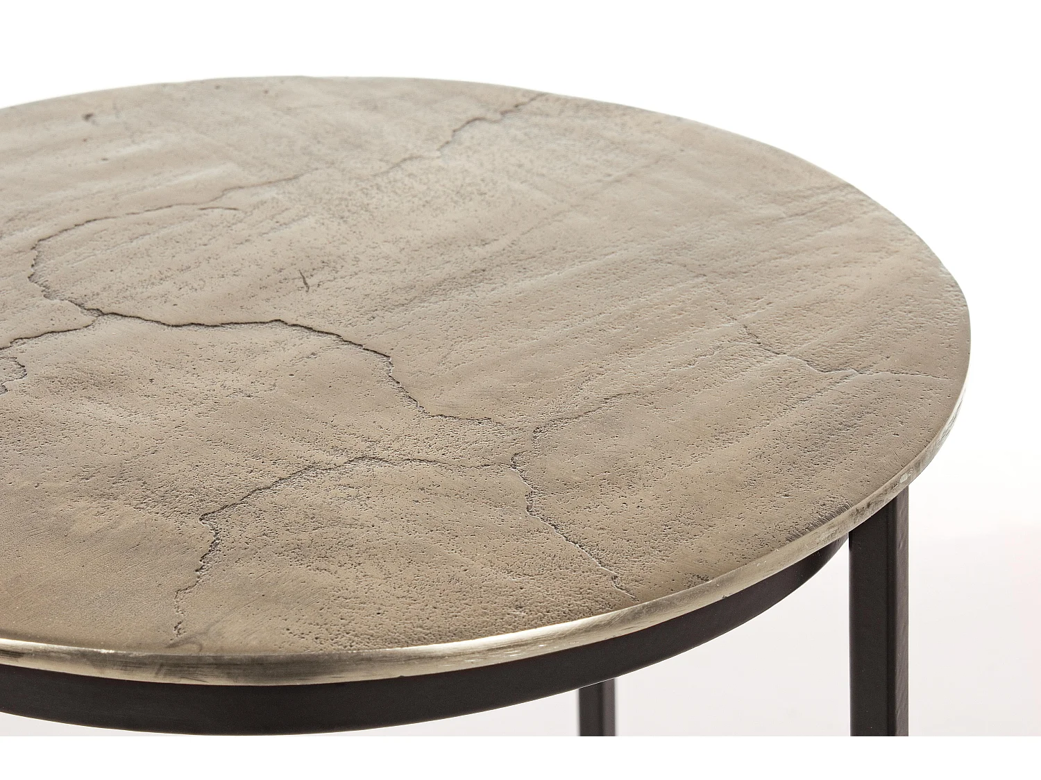 Amina goud en zwart stalen barkruk - Set van 2