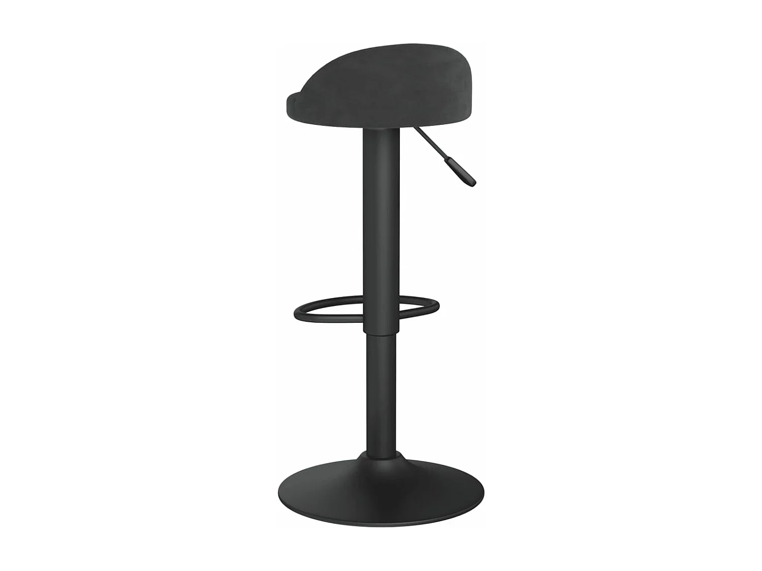 Tabouret de bar Noir Velours Ruza