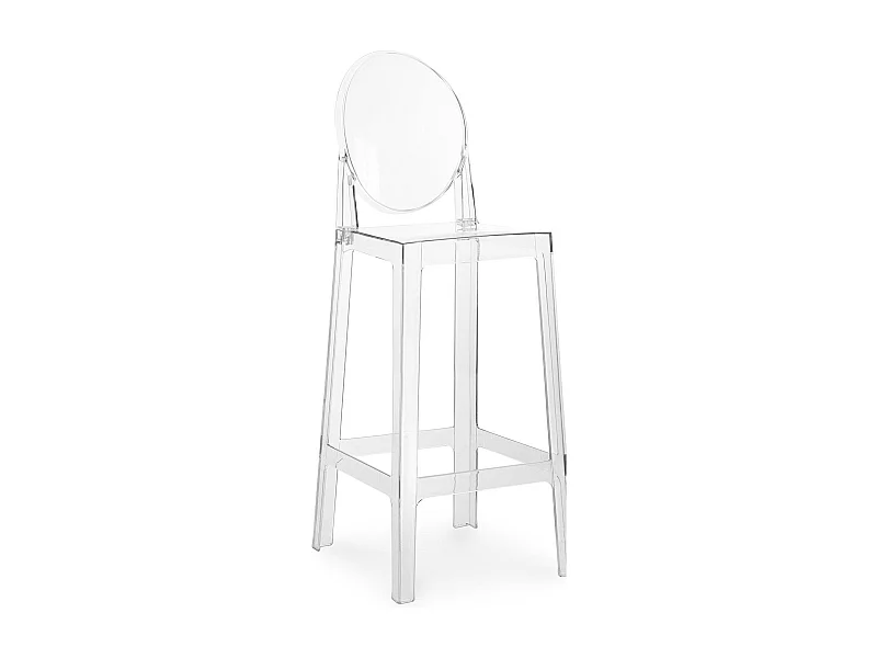 Chaise haute transparente Elisabeth 75cm