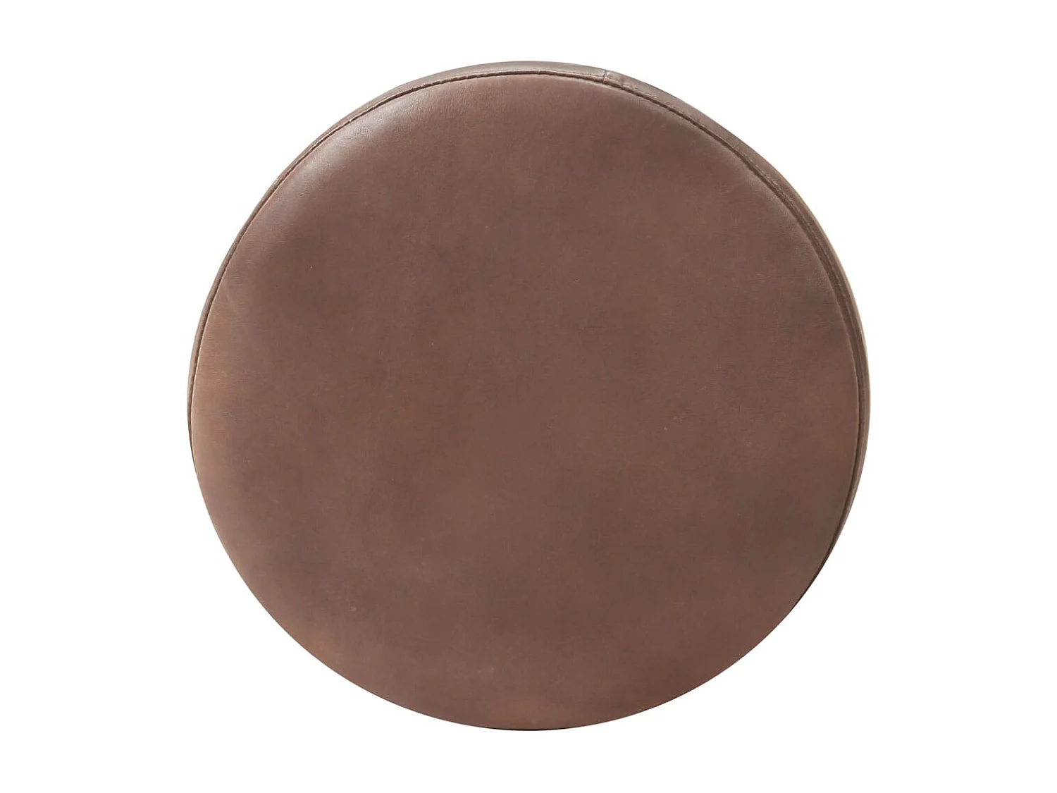 Tabourets de bar 2 pcs Marron Cuir véritable Cygare