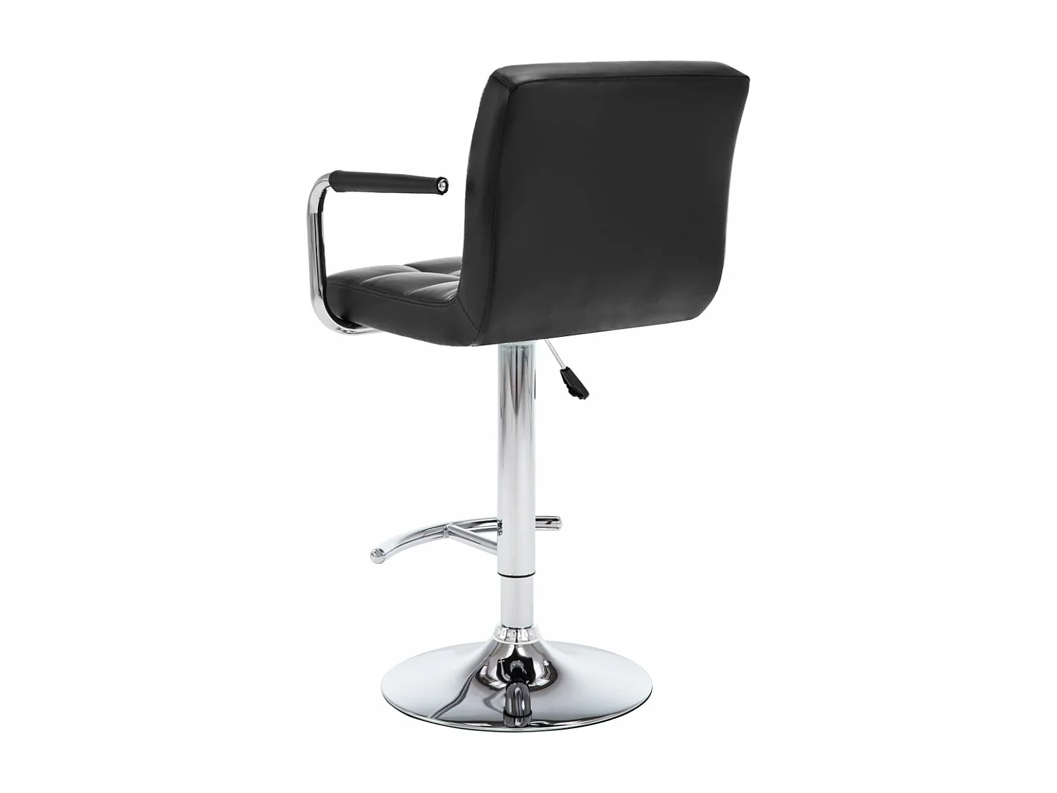 Tabourets de bar 2 pcs Noir Similicuir Kila