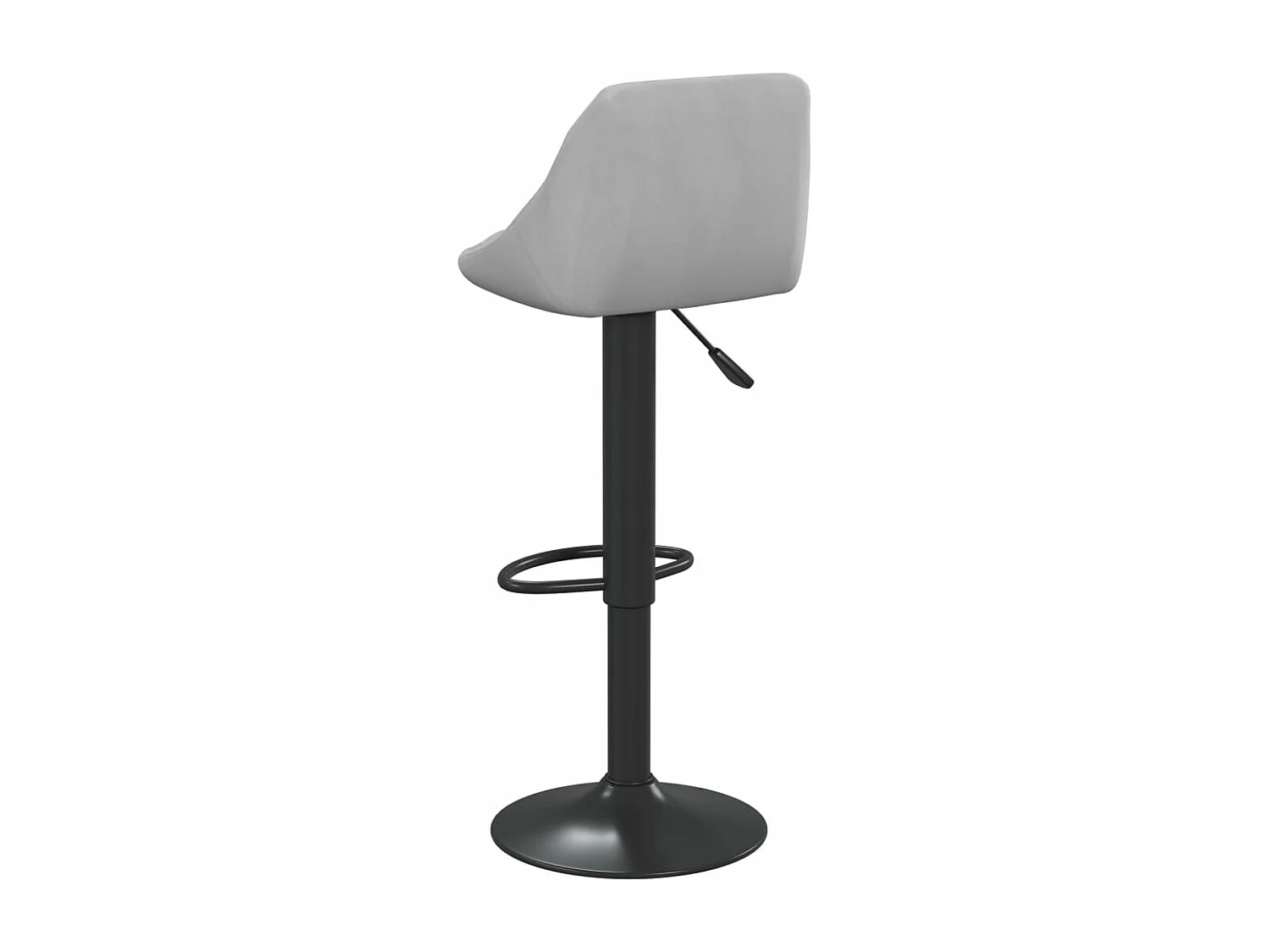 Tabouret de bar Gris clair Velours 11
