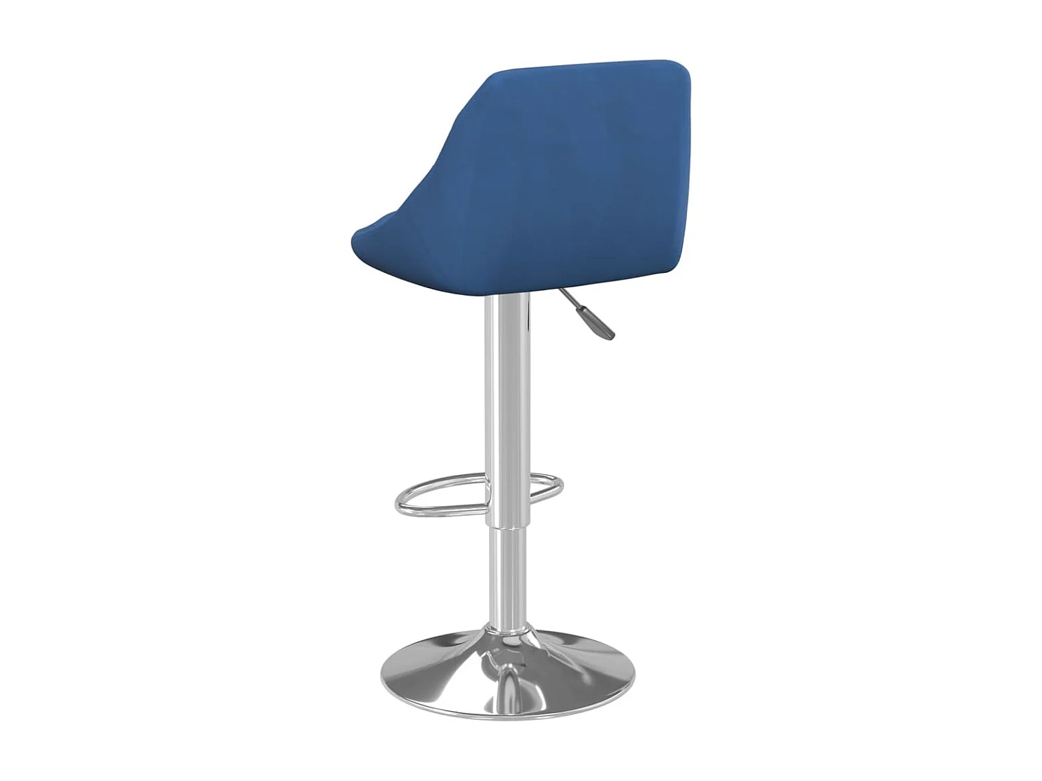 Tabourets de bar 2 pcs Bleu Velours 6
