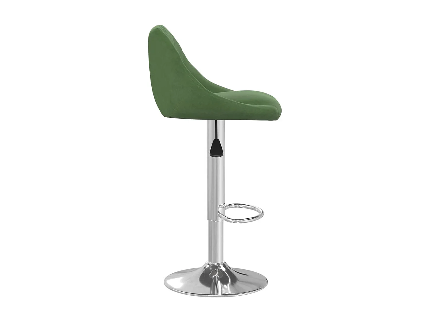 Tabourets de bar 2 pcs Vert foncé Velours 7