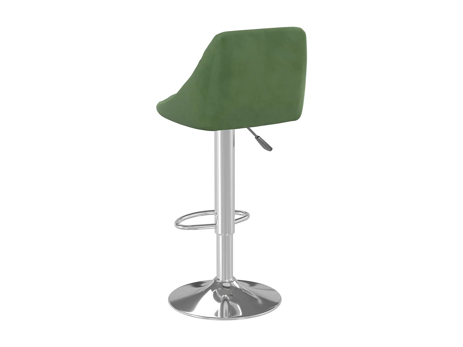 Tabourets de bar 2 pcs Vert foncé Velours 7
