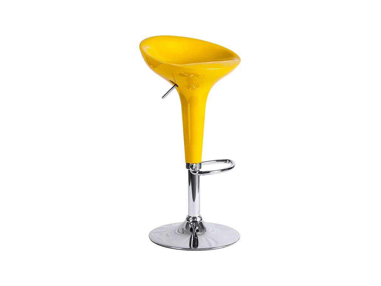 Tabouret jaune brillant Vingo - Lot de 2