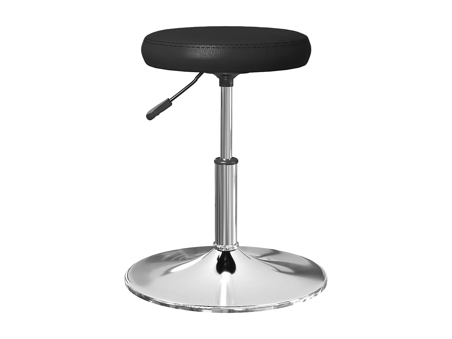 Tabourets de bar 2 pcs Noir Similicuir 11