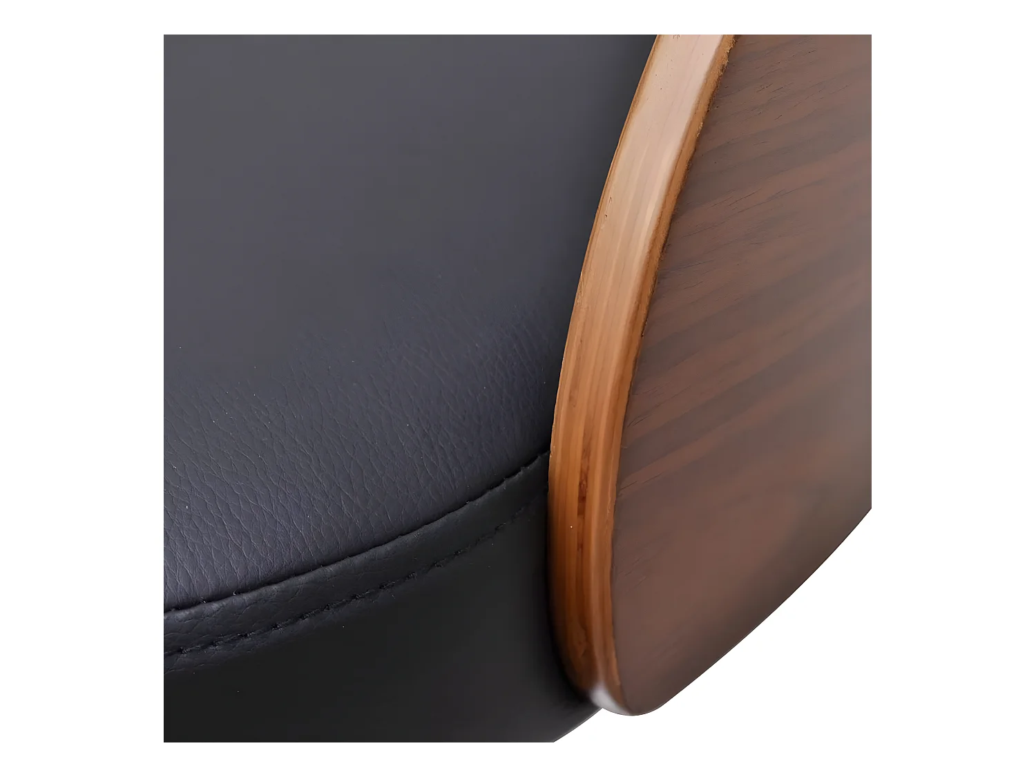 Barkrukken 2 st gebogen hout