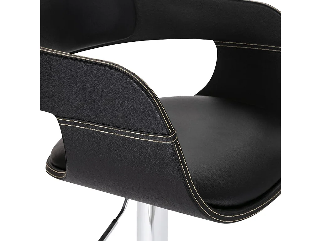 Chaise de bar Noir Similicuir 2