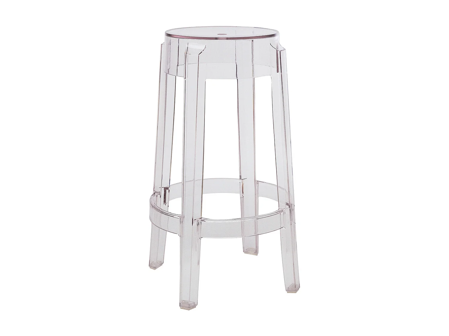 Tabouret transparent Elisabeth 75cm