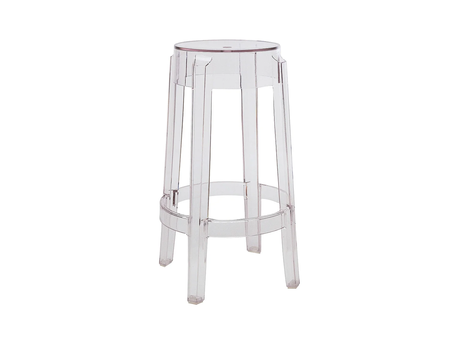 Tabouret transparent Elisabeth 75cm