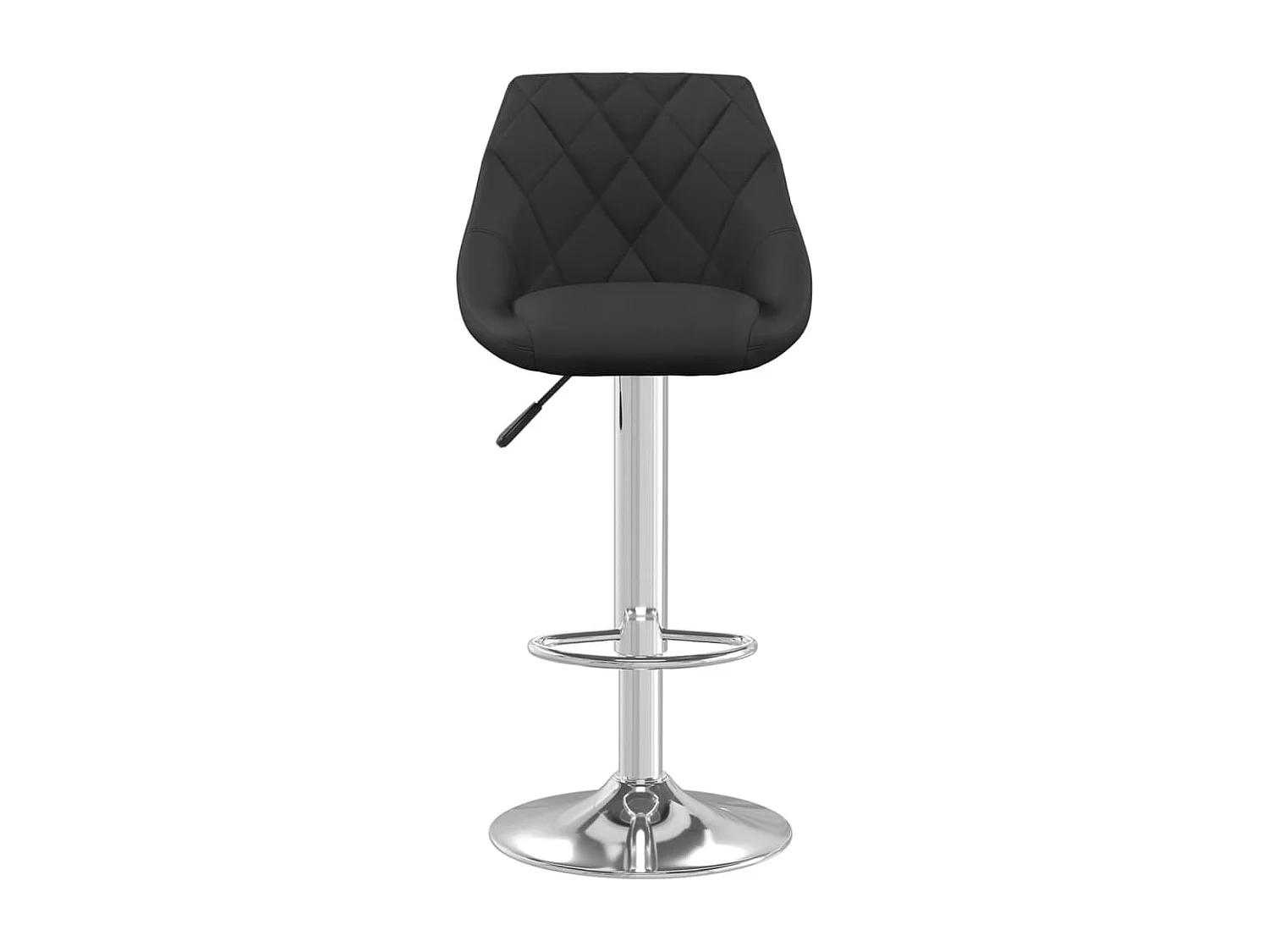 Tabourets de bar 2 pcs Noir Velours