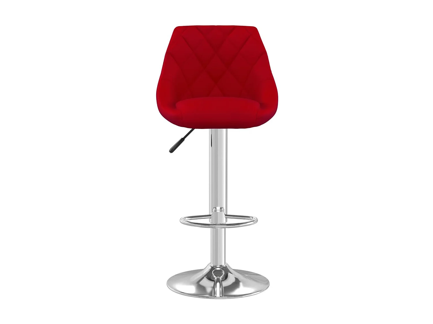 Tabourets de bar 2 pcs Rouge bordeaux Velours 3