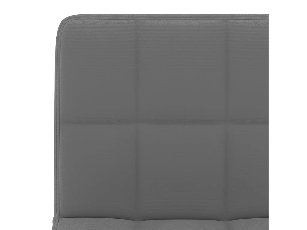 Tabourets de bar 2 pcs Gris foncé Velours 10