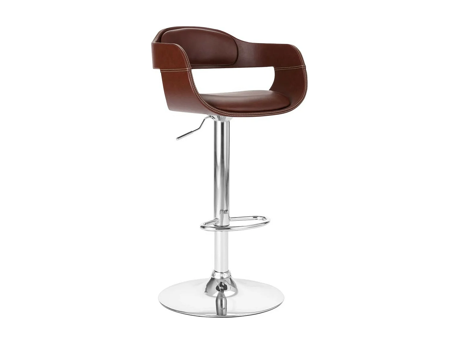 Chaise de bar Marron Similicuir