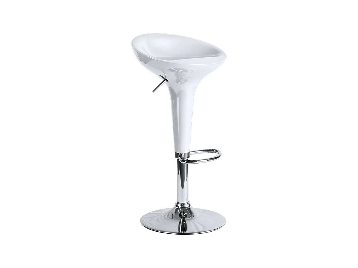 Tabouret blanc Vingo - Lot de 2