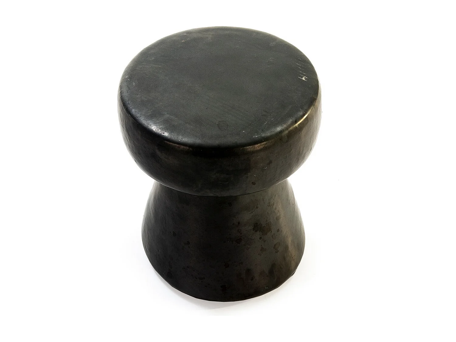Tabouret bas grès anthracite Joro