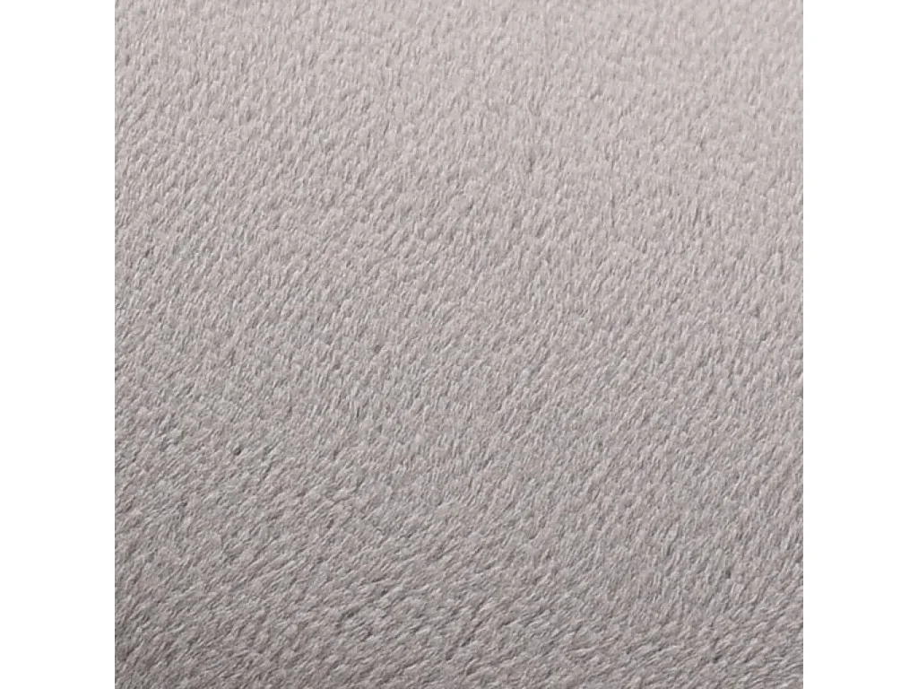 Tabouret bas design velours gris clair et metal doré Sinza