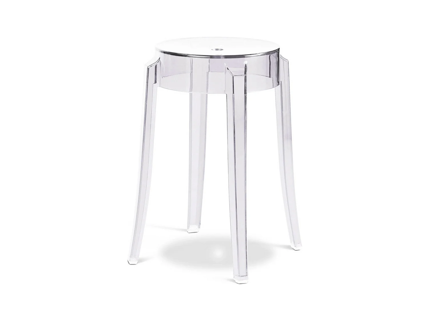 Tabouret transparent Elisabeth 47cm