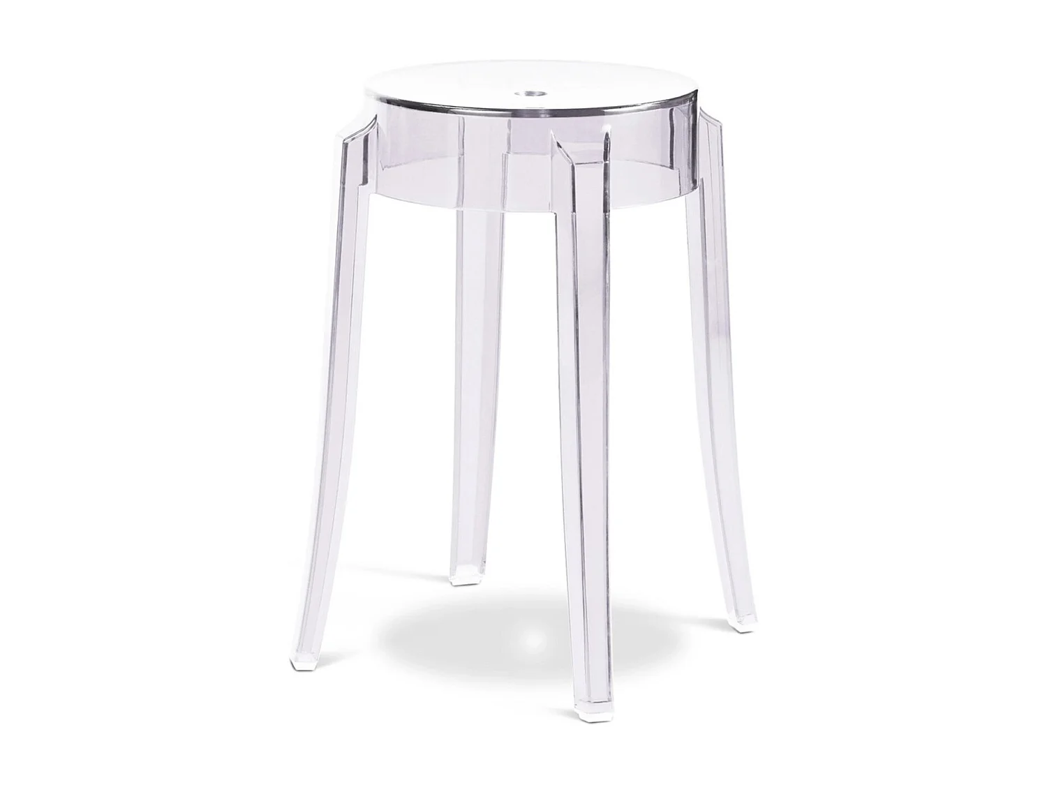 Tabouret transparent Elisabeth 47cm