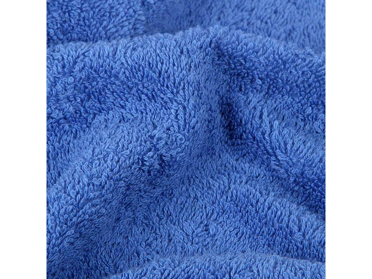 Set de 3 toallas de baño CASUAL azul mar 30x50+50x90+90x150 cm