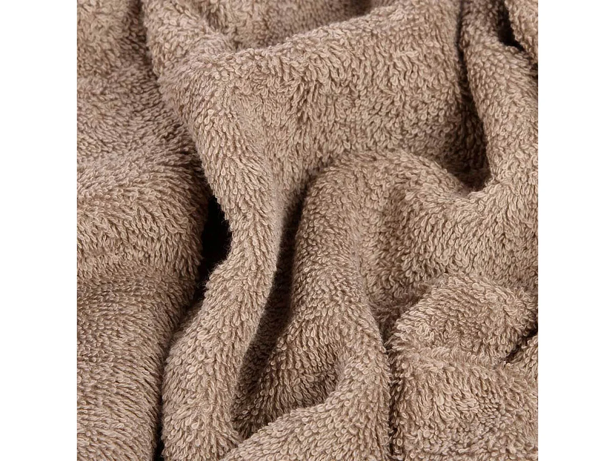 Set de 3 toallas de baño CASUAL marrón 30x50+50x90+90x150 cm