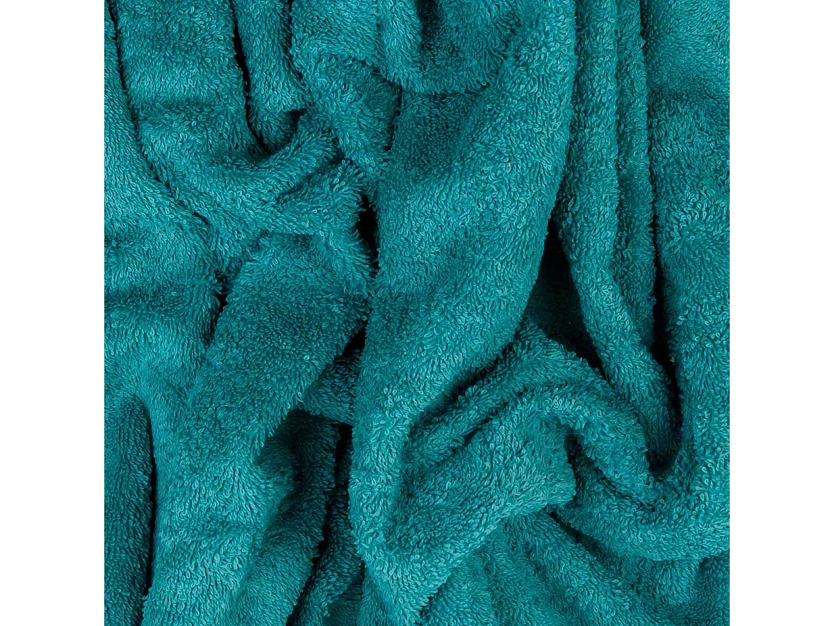 Set de 3 toallas de baño CASUAL verde aguamarina 30x50+50x90+90x150 cm