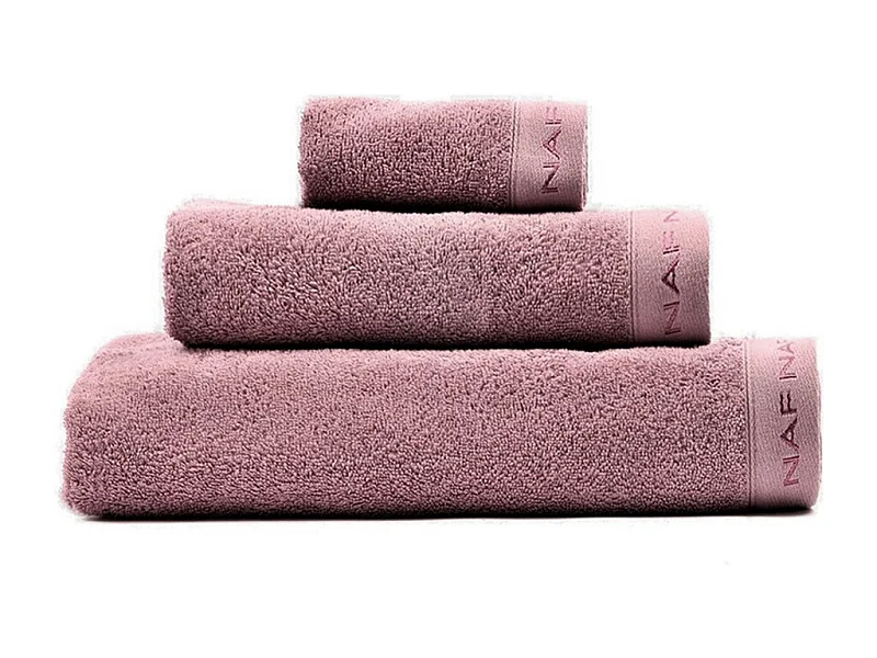 Set de 3 toallas de baño CASUAL malva 30x50+50x90+90x150 cm