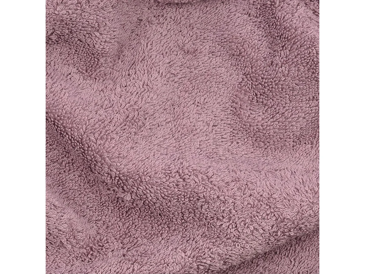 Set de 3 toallas de baño CASUAL malva 30x50+50x90+90x150 cm