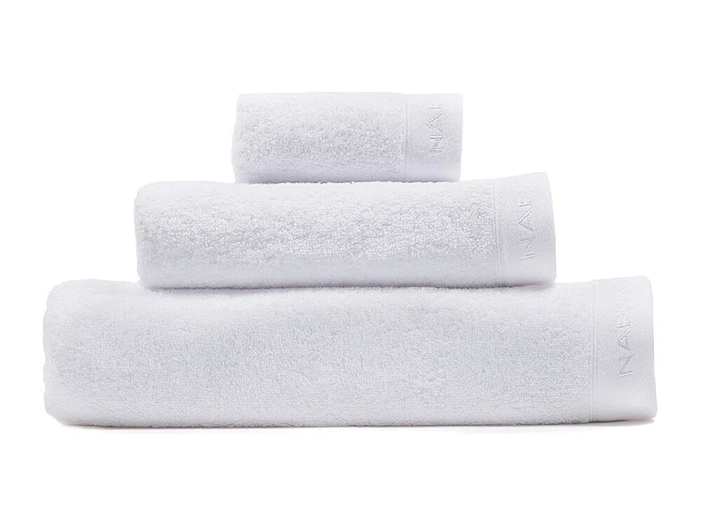 Set de 3 toallas de baño CASUAL blanco 30x50+50x90+90x150 cm